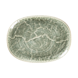 Krush tanier oválny 28 × 20,5 cm, zelený
