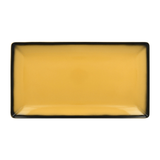 RAK Tanier servírovací obdĺžny 33,5 x 18,1 cm, žltá | RAK-LEEDRG33NY