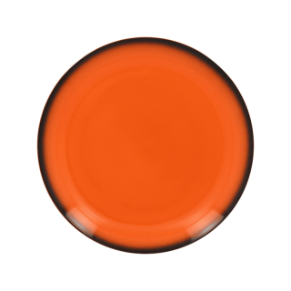 RAK Tanier plytký okrúhly 27 cm, oranžová | RAK-LENNPR27OR