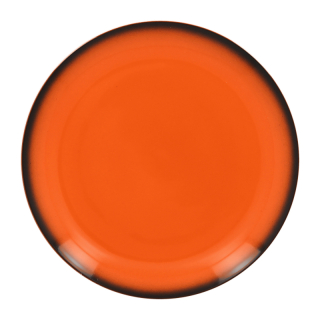 RAK Tanier plytký okrúhly 31 cm, oranžová | RAK-LENNPR31OR