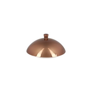 RAK Metalfusion pokrievka pre tanier hlboký Gourmet 15,5 cm, bronzová | RAK-MFFDCL02B