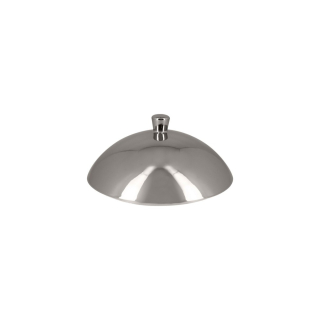 RAK Metalfusion pokrievka pre tanier hlboký Gourmet 15,5 cm, strieborná | RAK-MFFDCL02S