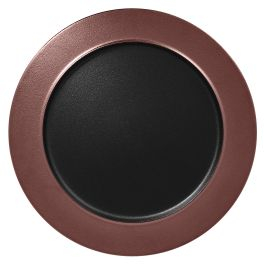 RAK Metalfusion tanier plytký 32 cm, čiernobronzový | RAK-MFNOFP32BB