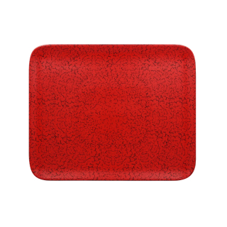 RAK Ruby tanier obdĺžnikový 33 × 27 cm – červená | RAK-RBAURX33