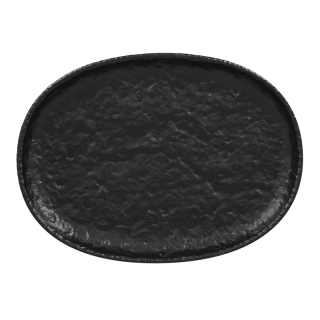 RAK Tanier oválny 32 × 23,5 cm – čierna | RAK-RKOP32