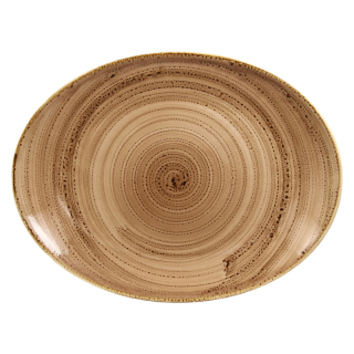 RAK Twirl tanier oválny 36 × 27 cm – shell | RAK-TWNNOP36SH