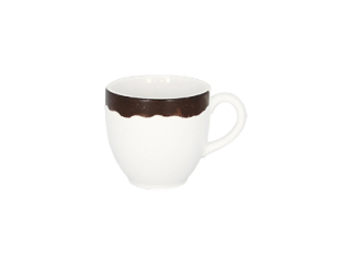 RAK Woodart šálka na espresso 9 cl – tmavo hnedá | RAK-WDCLCU09OB