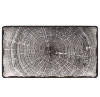 RAK Woodart tanier obdĺžny 33,5 × 18,1 cm – šedá | RAK-WDEDRG33BG