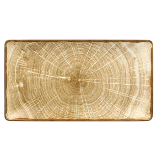 RAK Woodart tanier obdĺžny 33,5 × 18,1 cm – machovo zelená | RAK-WDEDRG33MG