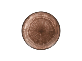 RAK Woodart tanier plytký coupe 27 cm – tmavo hnedá | RAK-WDNNPR27OB