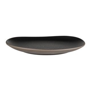 Zeli tanier plytký pr. 23,5 cm, čierny
