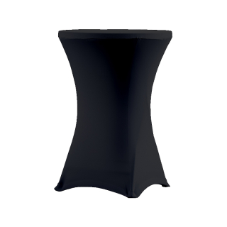 Obrus pre stoly 81 cm, čierna