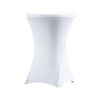 Obrus pre stoly 81 cm, biela
