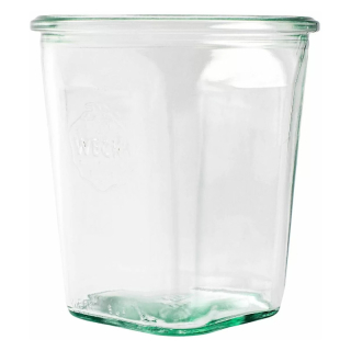 Zaváracie poháre WECK Quadro 545 ml, set 6 ks