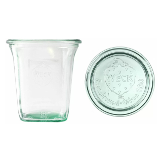 Zaváracie poháre WECK Quadro 545 ml s viečkom, set 6 ks