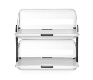 Samostatná vitrína Roll top, HENDI, 380x260x(H)355mm