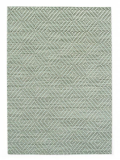 Podložky, geometrický vzor – sada, HENDI, Zelená, 6 ks, 450x300mm