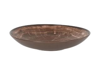 RAK Woodart talíř hluboký pr. 23 cm – tmavě hnědá | RAK-WDBUBC23OB