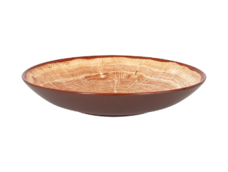 RAK Woodart talíř hluboký pr. 23 cm – světle hnědá | RAK-WDBUBC23TB