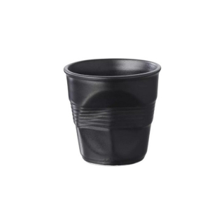 Revol Froissés pohárik 8 cl, čierny saténový | REV-001640