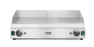 Grilovacia platňa Profi Line, HENDI, Profi Line, 2/3 hladká, 1/3 drážkovaná, 230V/3500W, 697x474x(H)241mm