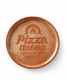 Tanier Recipe Collection Brick Red na pizzu, HENDI, Červená, ⌀310mm
