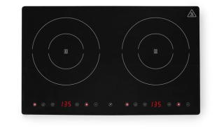 Indukčný varič dvojitý, HENDI, Kitchen Line, 230V/3500W, 608x405x(H)54mm
