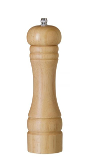 Drevený mlynček na korenie, HENDI, Svetlá dubová, ⌀57x(H)215mm