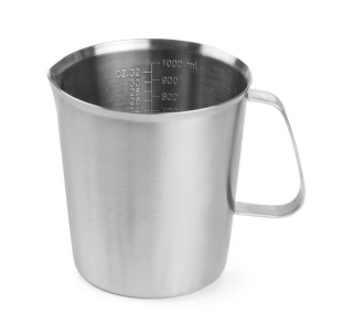 Oceľová odmerka, HENDI, 1L, ⌀120x(H)130mm