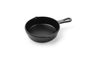 Servírovacia mini panvica s rukoväťou Little Chef HENDI, melamín, 162 × 121 × 30 mm | 564509