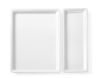 Porcelánový bufetový podnos GN, HENDI, GN 1/1, 530x325x(H)20mm