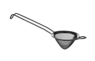 Barmanské sitko kuželové, BarUp, Čierna, ⌀75x220mm