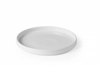 Doska s vysokým okrajom Oslo, HENDI, Oslo, Biela, ⌀240x(H)26mm