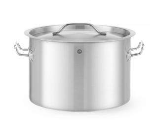 Stredný hrniec – s pokrievkou, HENDI, Budget Line, 23L, ⌀350x(H)240mm