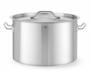 Stredný hrniec – s pokrievkou, HENDI, Budget Line, 32L, ⌀400x(H)260mm