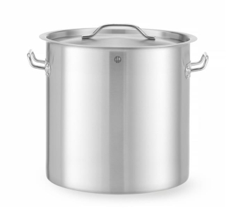 Hrniec na dusenie – vysoký – s vekom, HENDI, Budget Line, 25L, ⌀345x(H)350mm