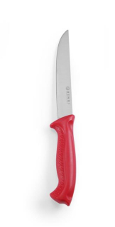 Nože HACCP červenej farby – na surové mäso, HENDI, Červená, (L)285mm