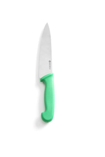 Nože HACCP zelenej farby – na zeleninu a ovocie, HENDI, Zelená, (L)320mm