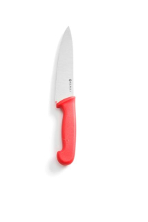 Nože HACCP červenej farby – na surové mäso, HENDI, Červená, (L)320mm