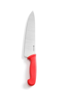 Nože HACCP červenej farby – na surové mäso, HENDI, Červená, (L)385mm