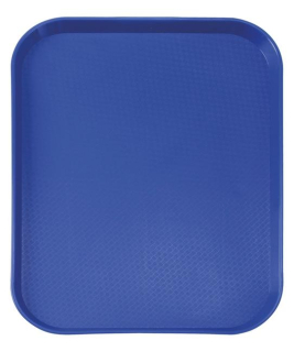Polypropylénový podnos Fast Food – malý, HENDI, Modrá, 265x345x(H)20mm