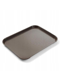 Polypropylénový podnos Fast Food – malý, HENDI, Hnedá, 265x345x(H)20mm