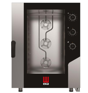 Konvektomat Millennial Smart Bakery, 10× 600×400 mm – elektronicko-mechanické ovládanie, elektrická, Tecnoeka, 400 V/15500 W, 850 × 1041 × 1130 mm | MKF1064S