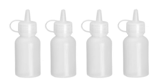 Mini dávkovač na omáčky – sada 4 ks., HENDI, 0,03L, Priehľadná, ⌀30x(H)85mm