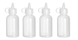 Mini dávkovač na omáčky – sada 4 ks., HENDI, 0,05L, Priehľadná, ⌀35x(H)100mm
