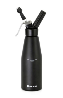 Fľaša na šľahačku , HENDI, Kitchen Line, 0,95L, Čierna, ⌀95x(H)320mm