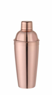 3-dielny Cobblerov shaker, BarUp, Medená, ⌀85x(H)240mm
