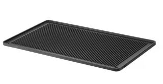 Grilovací tanier, vrúbkovaný GRILLPLATE CONVECTOMAT, HENDI, GN 1/1, 530x325x(H)15mm