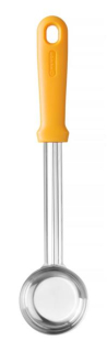 Naberačka na omáčky na pizzu plochá heavy-duty, HENDI, designed by Robert Bronwasser, 0,09L, Oranžová, 330x72x(H)27mm