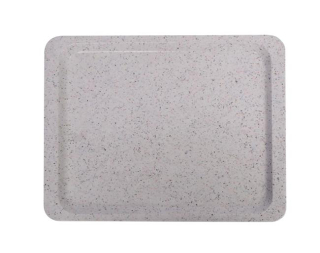 Polyesterová tácka pre samoobslužné reštaurácie, AmerBox, GN 1/2, žula, 325x265mm